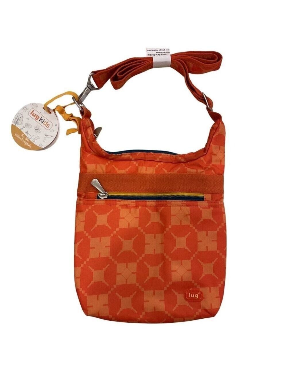 Lug Kids Waddle NWT Crossbody Travel Festival Bag Orange Lightweight Rare